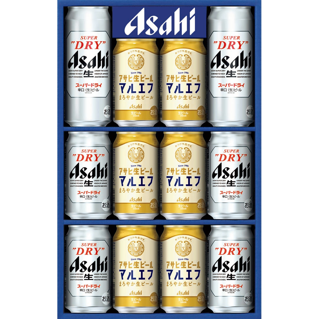 001173〈アサヒ〉スーパードライ・アサヒ生ビールダブルセット