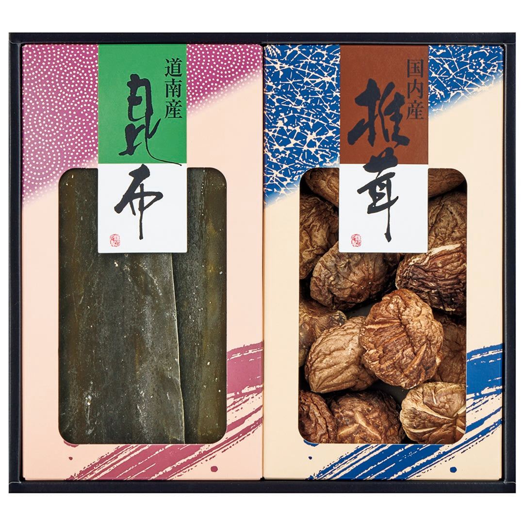 014363国内産どんこ椎茸・昆布詰合せ