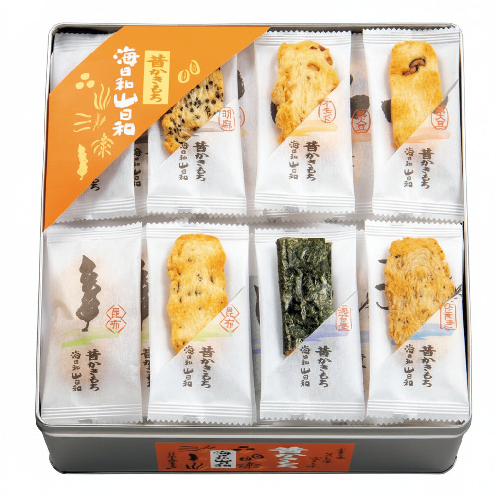039363〈王様堂本店〉昔かきもち「海日和山日和」