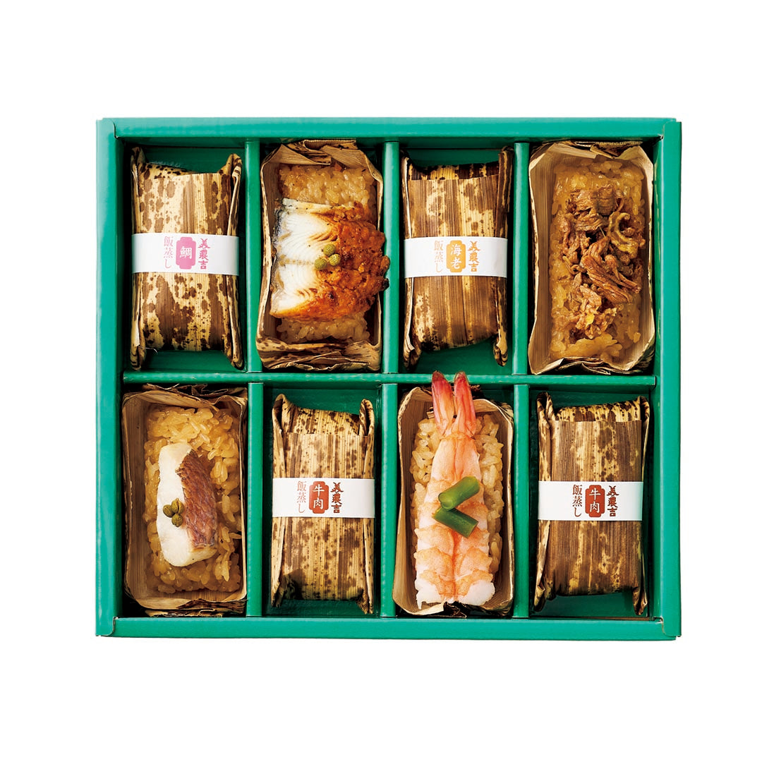 ZZ048063〈京料理 美濃吉〉お凌(しの)ぎ飯(いい)蒸し詰合せ