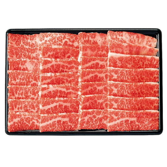 702081〈吉田ハム〉飛騨牛5等級絶品カルビ焼肉用