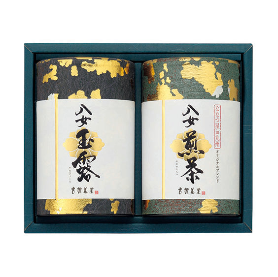 〈古賀茶業〉福岡八女玉露・煎茶詰合せ