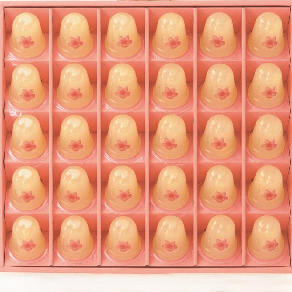 090081〈桃花亭〉プチ完熟白桃ぜりー３０個入