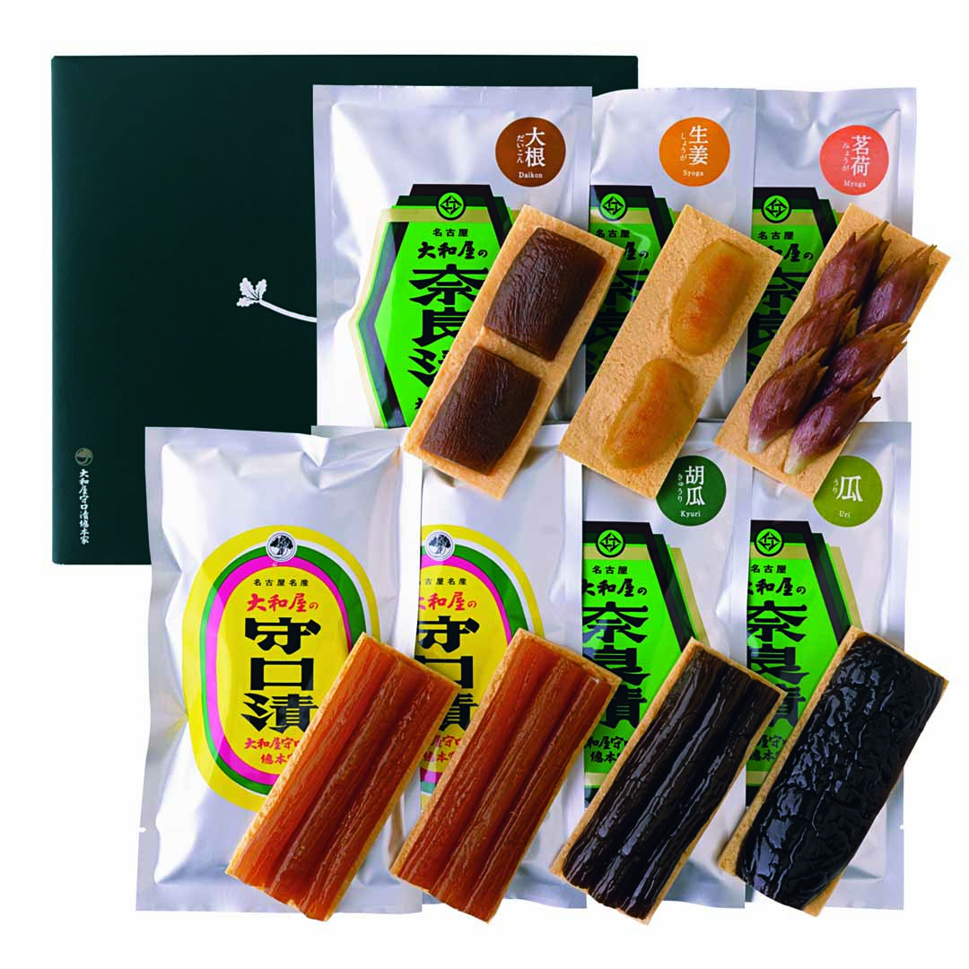 AA090251〈大和屋〉守口漬・奈良漬　銀袋詰合せ