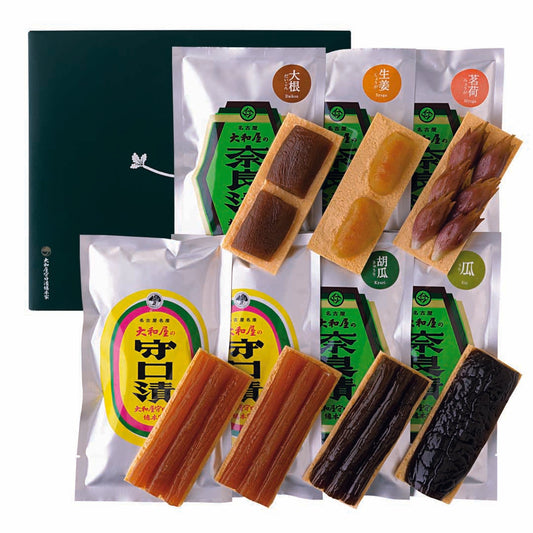 AA090251〈大和屋〉守口漬・奈良漬　銀袋詰合せ