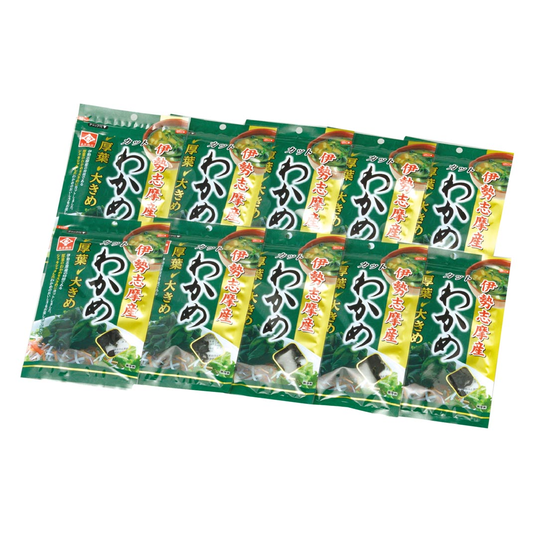 499583〈永井海苔〉伊勢志摩産カットわかめ厚葉