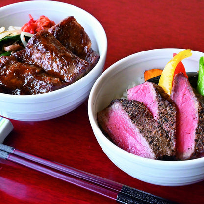 708011〈米沢牛黄木〉米沢牛ステーキ・焼肉ご飯セット