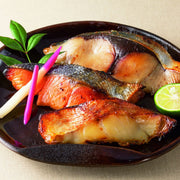 728091〈京洛　辻が花〉レンジで魚と肉の柚香西京漬詰合せ