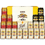 001763〈キリン〉一番搾り３種飲みくらべセット　プレミアム・黒ビール入り