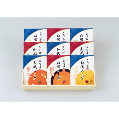 012553〈日本料理なだ万〉冷温和風スープ