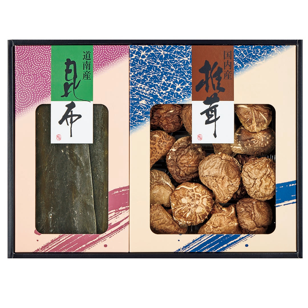 AA014373国内産どんこ椎茸・昆布詰合せ