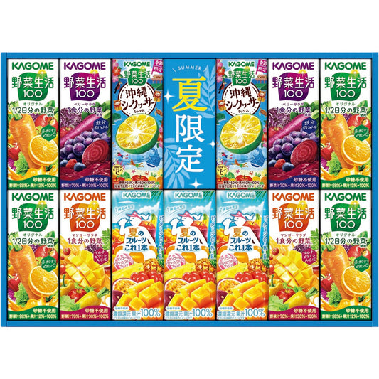 027093〈カゴメ〉サマーバラエティギフト（紙容器）