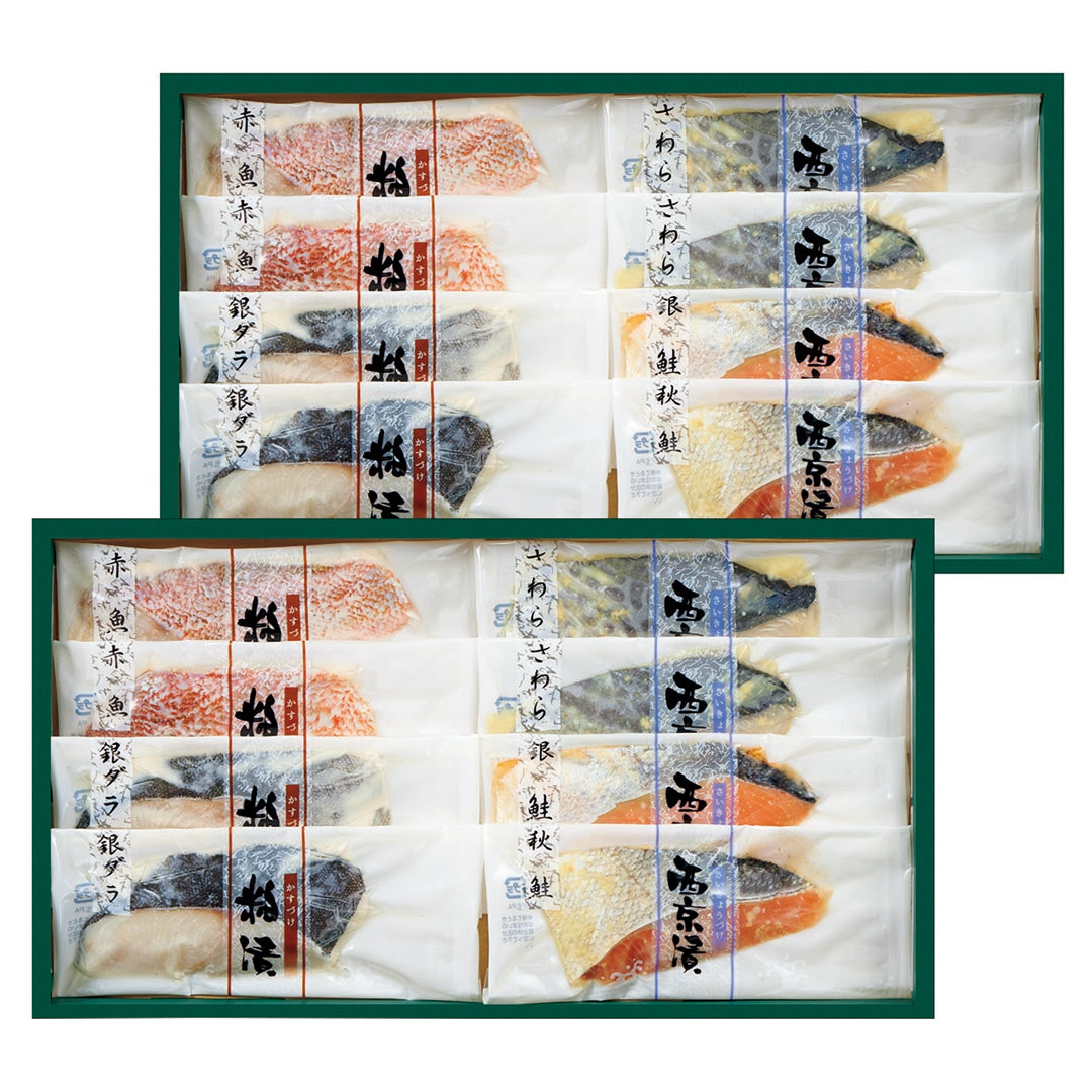 ZZ036103〈魚勢〉吟醸粕・西京味噌漬魚詰合せ