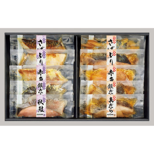 036373〈越前三國湊屋〉レンジ対応焼魚・煮魚詰合せ