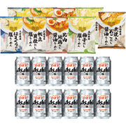 049093〈アサヒ〉スーパードライ×ｔａｂｅｔｅ（タベテ）　だし麺食べくらべセット
