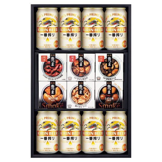 AA049323〈キリン〉一番搾り×缶つま詰合せ