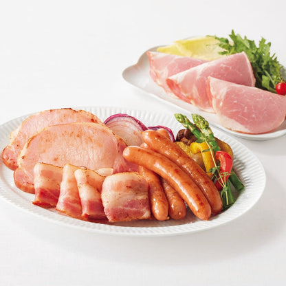 050453〈薩摩麹いも豚〉鹿児島県産豚肉ハム詰合せ
