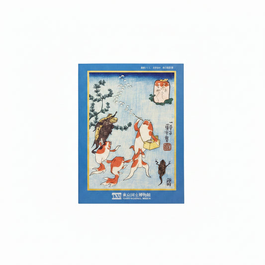 051213東京国立博物館　限定ギフト〈甚助〉金魚（きんぎょ）づくし　玉（たま）や玉（たま）や　小豆島素麺「国産小麦　大吟穣」