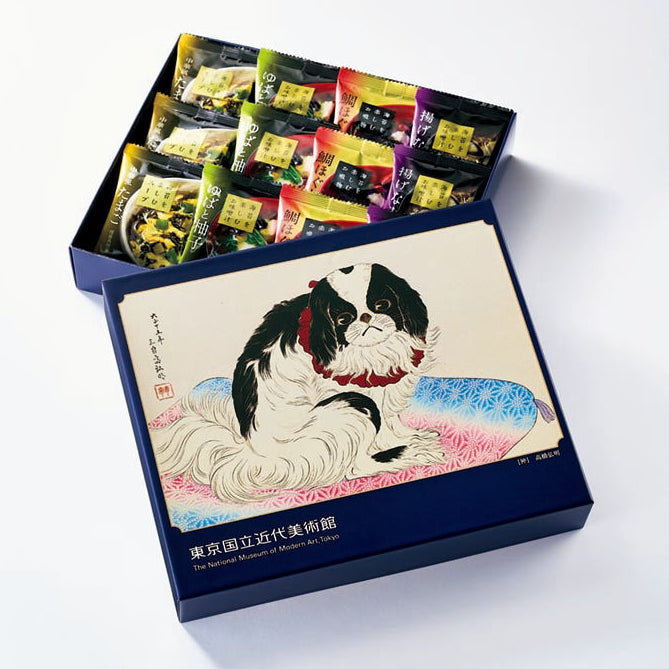051353東京国立近代美術館　限定ギフト〈山本海苔店〉狆（ちん）　海苔を楽しむお味噌汁・スープ詰合せ