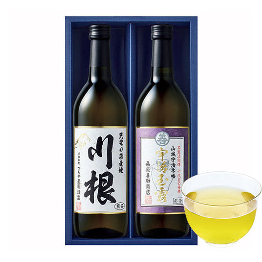 〈愛国製茶〉ボトリングティー 川根茶・宇治玉露詰合せ