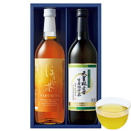 〈愛国製茶〉ボトリングティー ほうじ茶・天皇杯受賞茶詰合せ