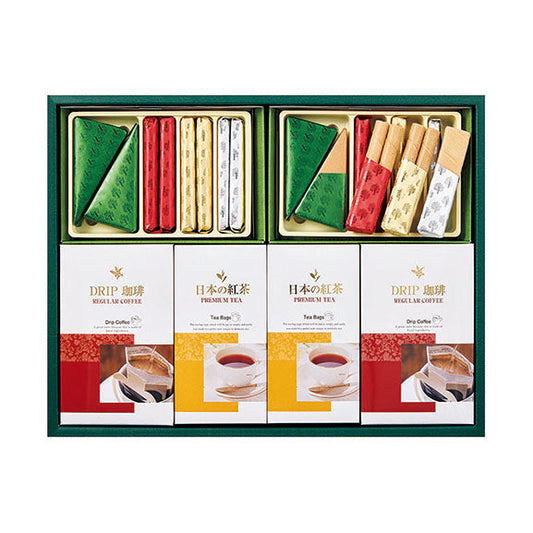 〈Ｔｅａ－Ｔｓｕ〉珈琲・紅茶・〈本髙砂屋〉エコルセ詰合せ