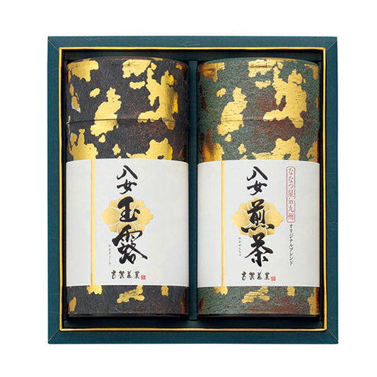 〈古賀茶業〉福岡八女玉露・煎茶詰合せ