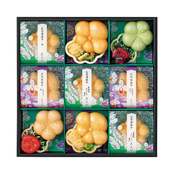 〈京洛 辻が花〉お茶漬・お吸物最中詰合せ