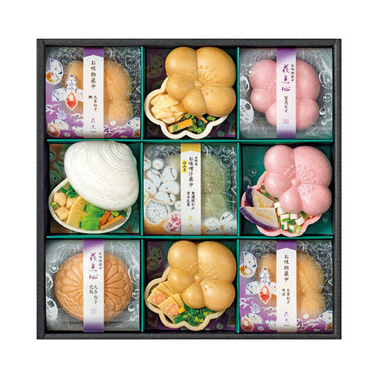 〈京洛 辻が花〉京野菜のお吸物最中詰合せ